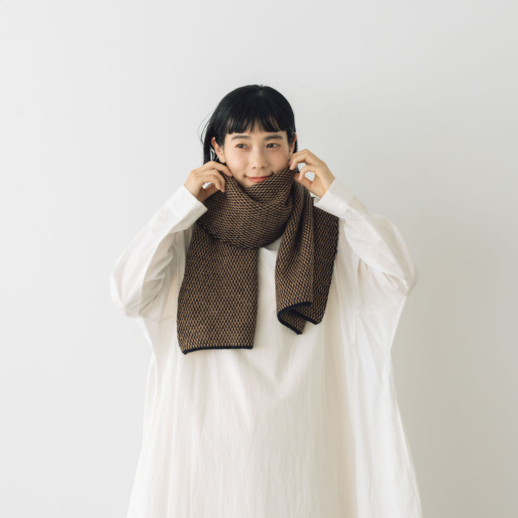 yourwear ウールジャカードストール