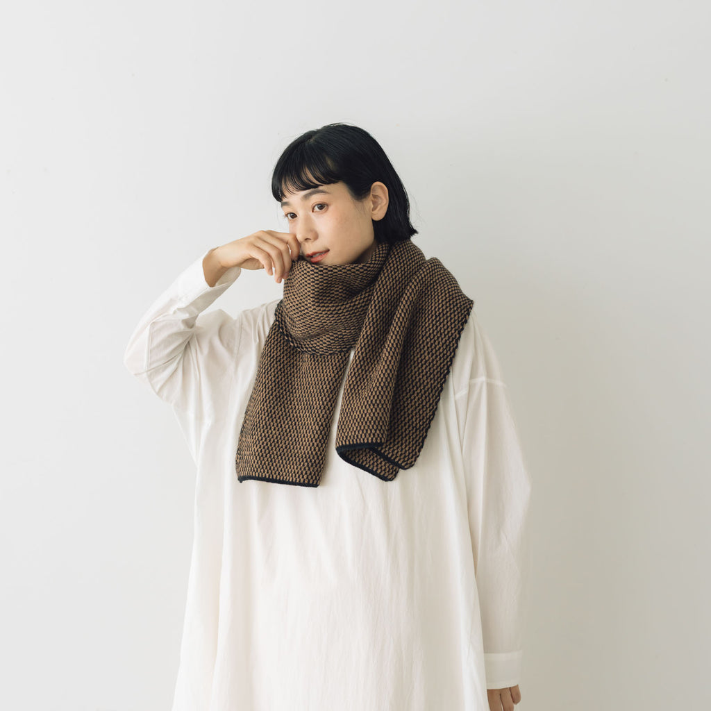 yourwear ウールジャカードストール