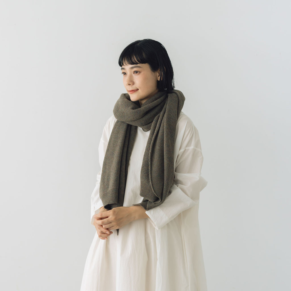 yourwear ウールメッシュストール