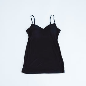 COCOONA SKINWEAR カップ入り Vキャミソール(アジャスター付き)
