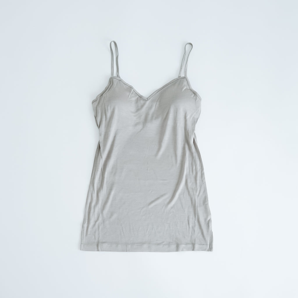 COCOONA SKINWEAR カップ入り Vキャミソール(アジャスター付き)
