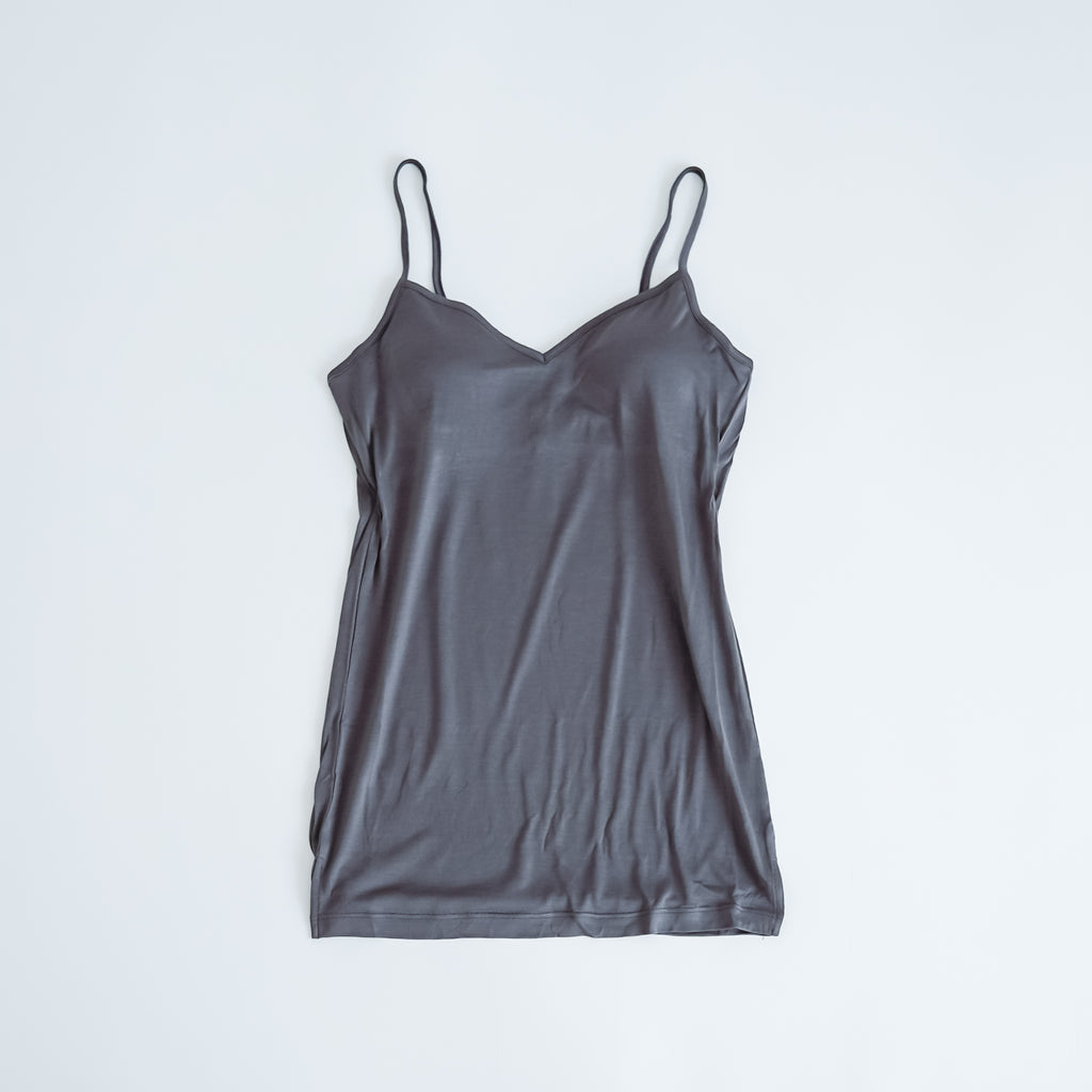 COCOONA SKINWEAR カップ入り Vキャミソール(アジャスター付き)