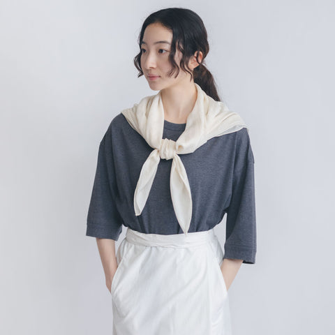 Yoli Silk cotton khadi scarf
