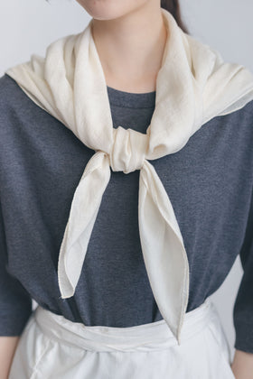 Yoli Silk cotton khadi scarf