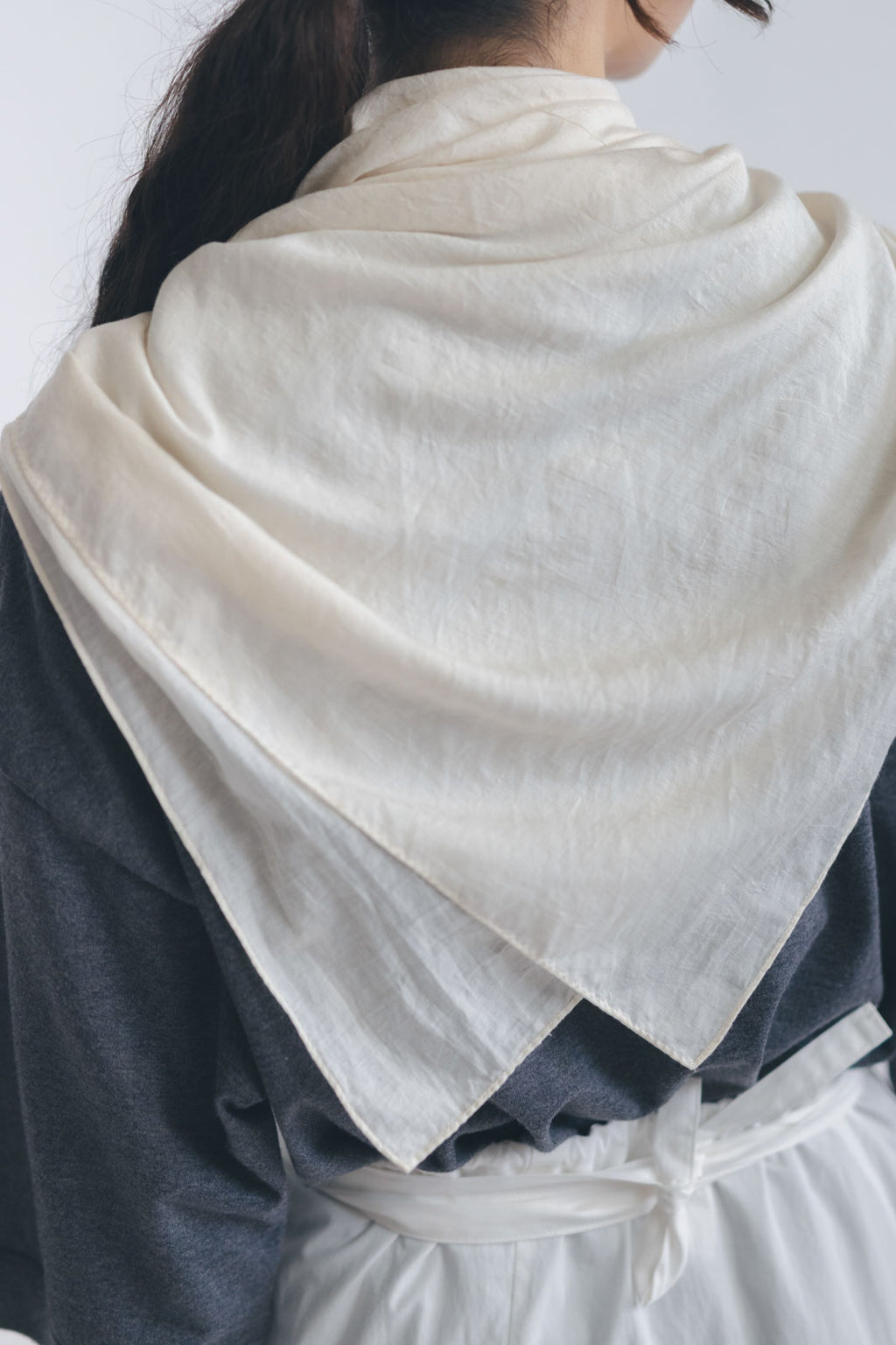 Yoli Silk cotton khadi scarf