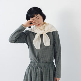 Yoli Silk cotton khadi scarf