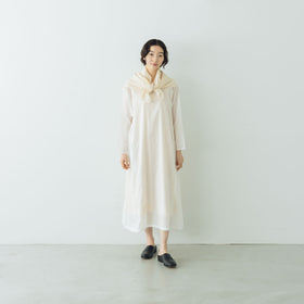 Yoli Cotton ramie scarf ベージュ