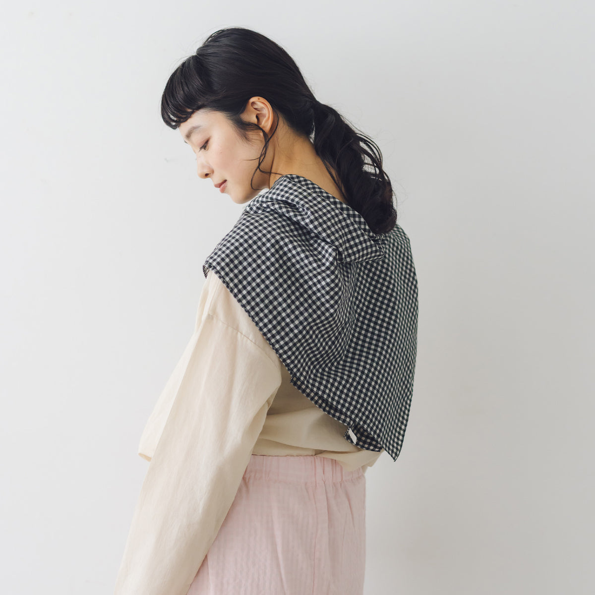 Yoli Gingham scarf ｜くらすこと公式オンラインストア