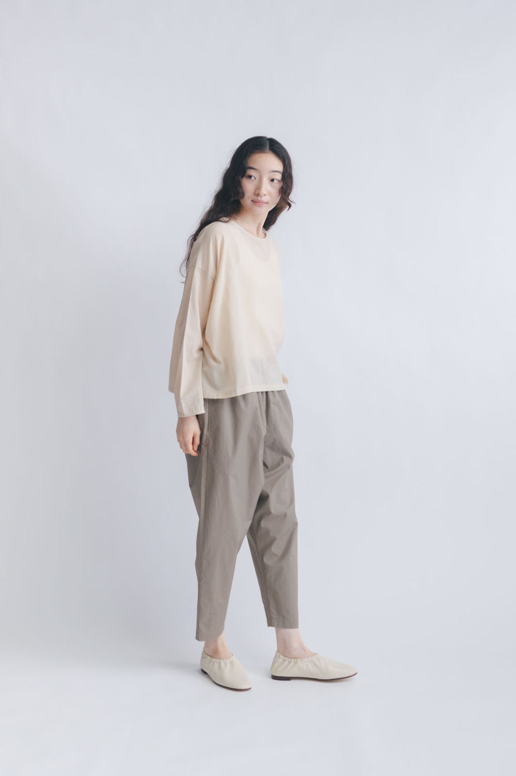 Yoli Cotton taperd pants(24SS)