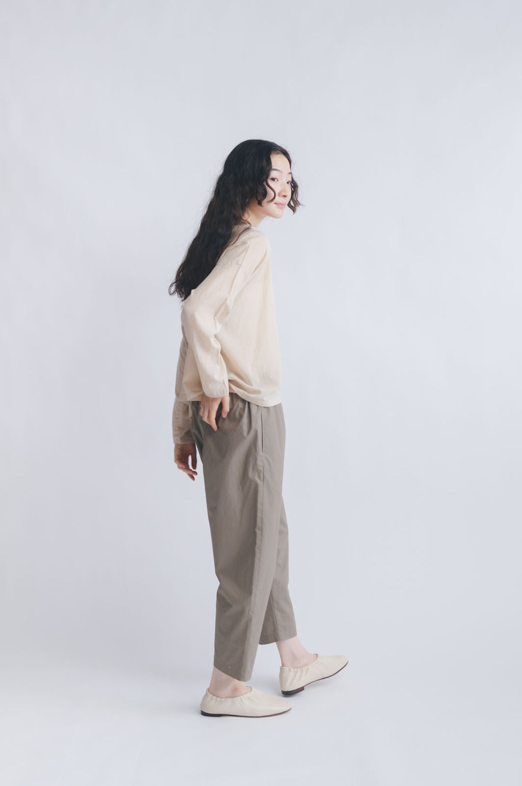 Yoli Cotton taperd pants(24SS)