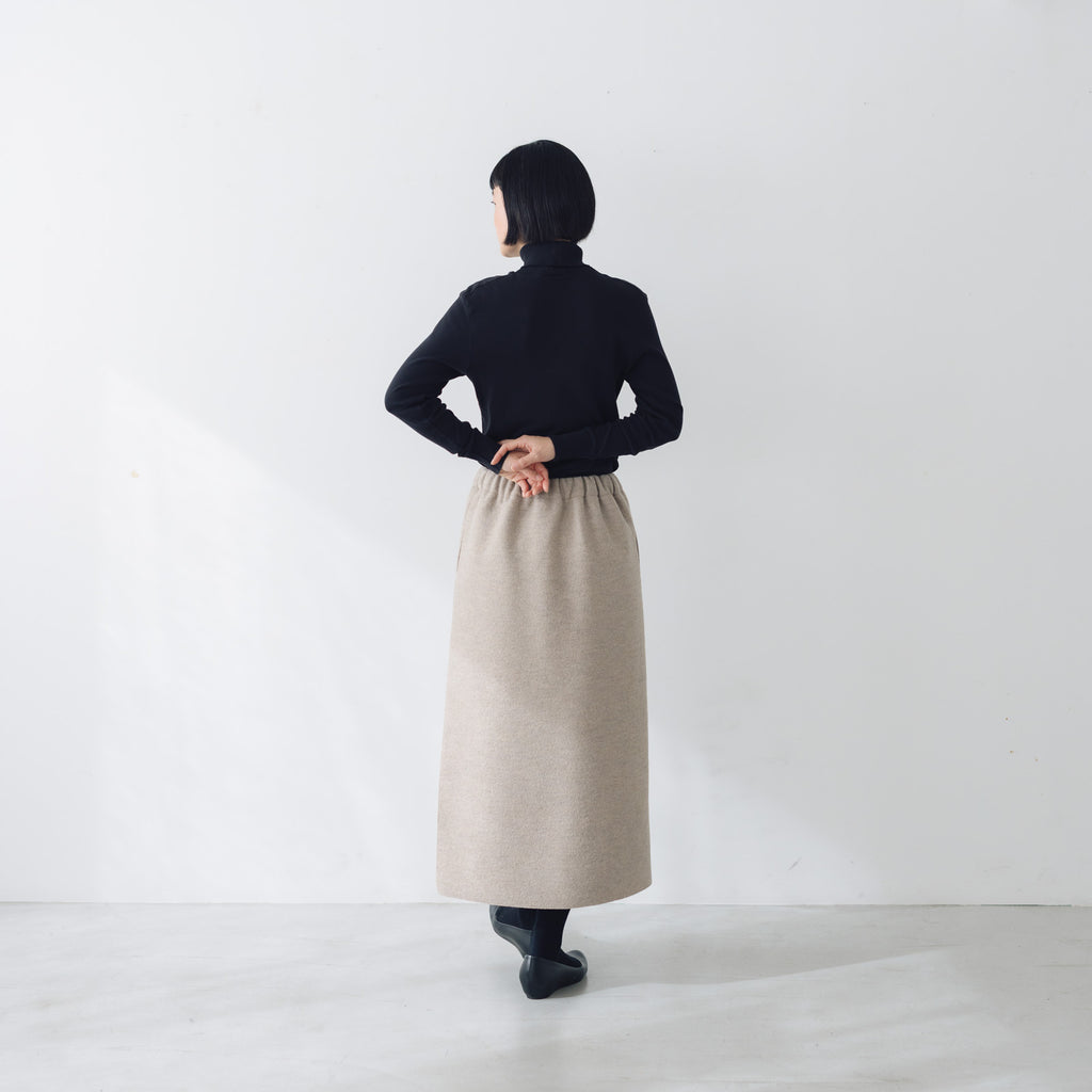 Yoli Felted wool tight skirt