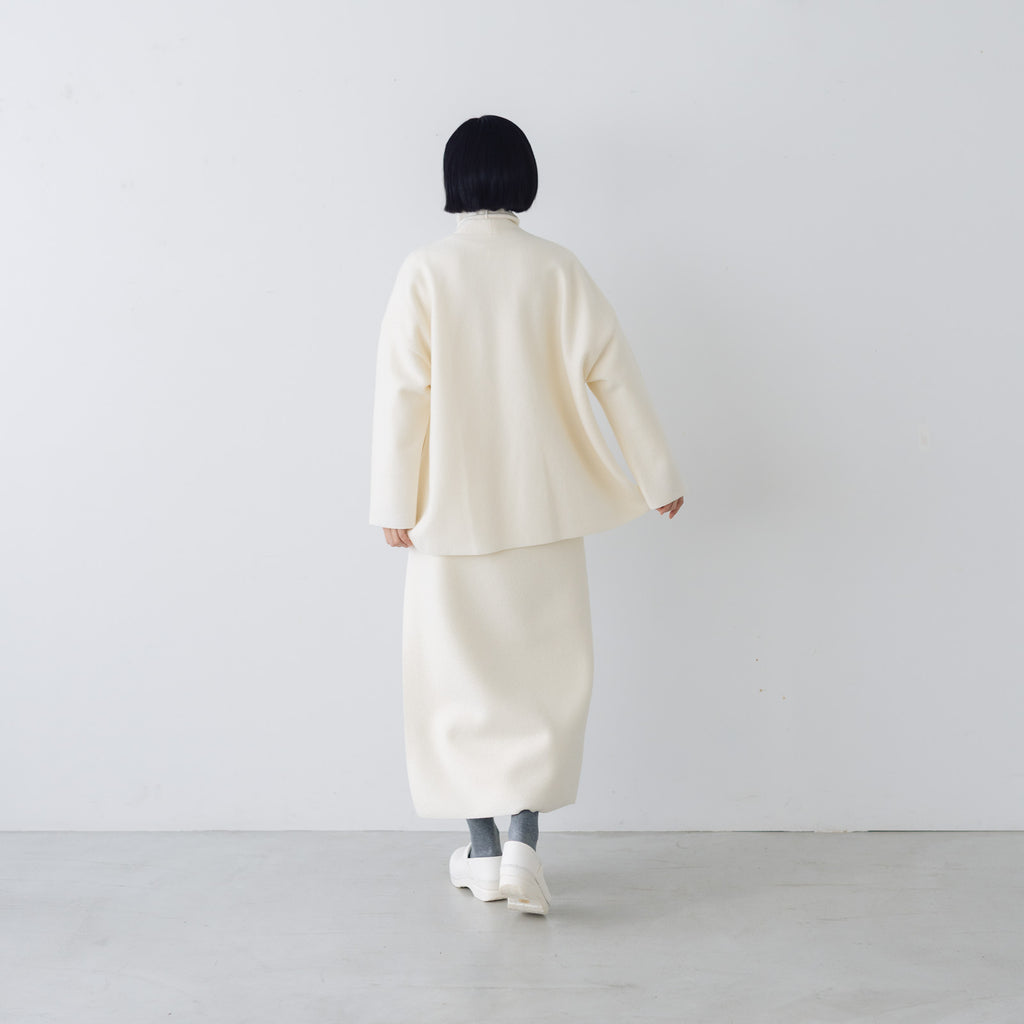 Yoli Felted wool tight skirt