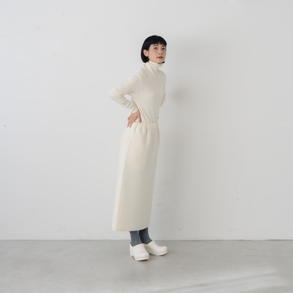 Yoli Felted wool tight skirt