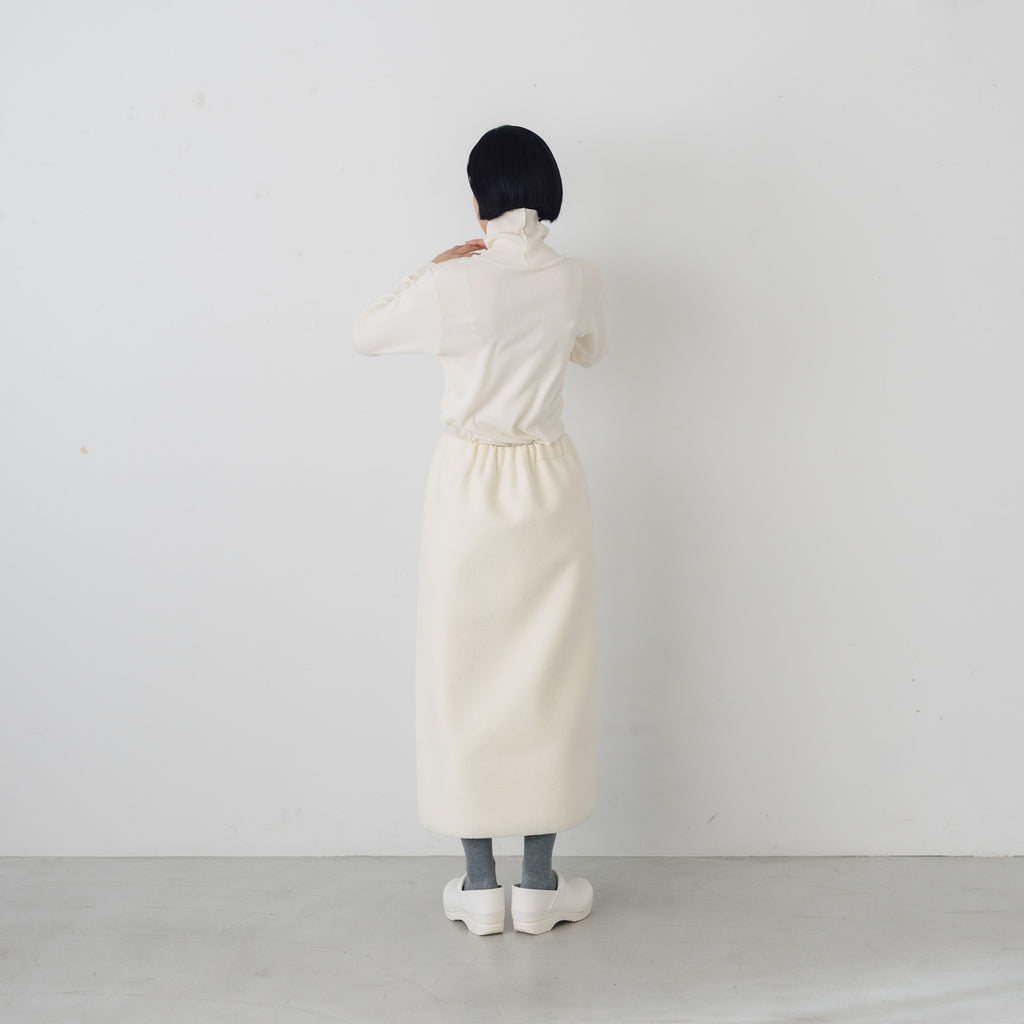 Yoli Felted wool tight skirt