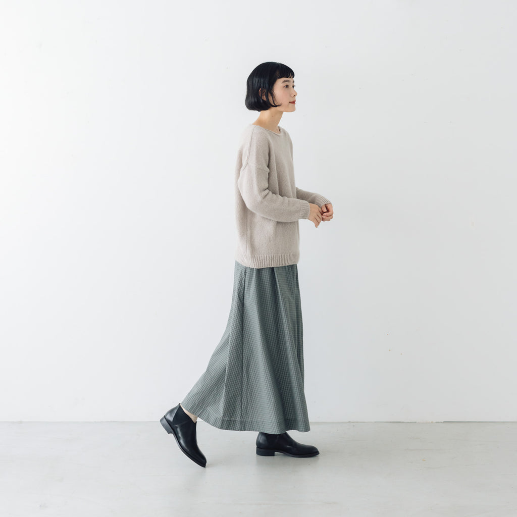 Yoli Check gather skirt