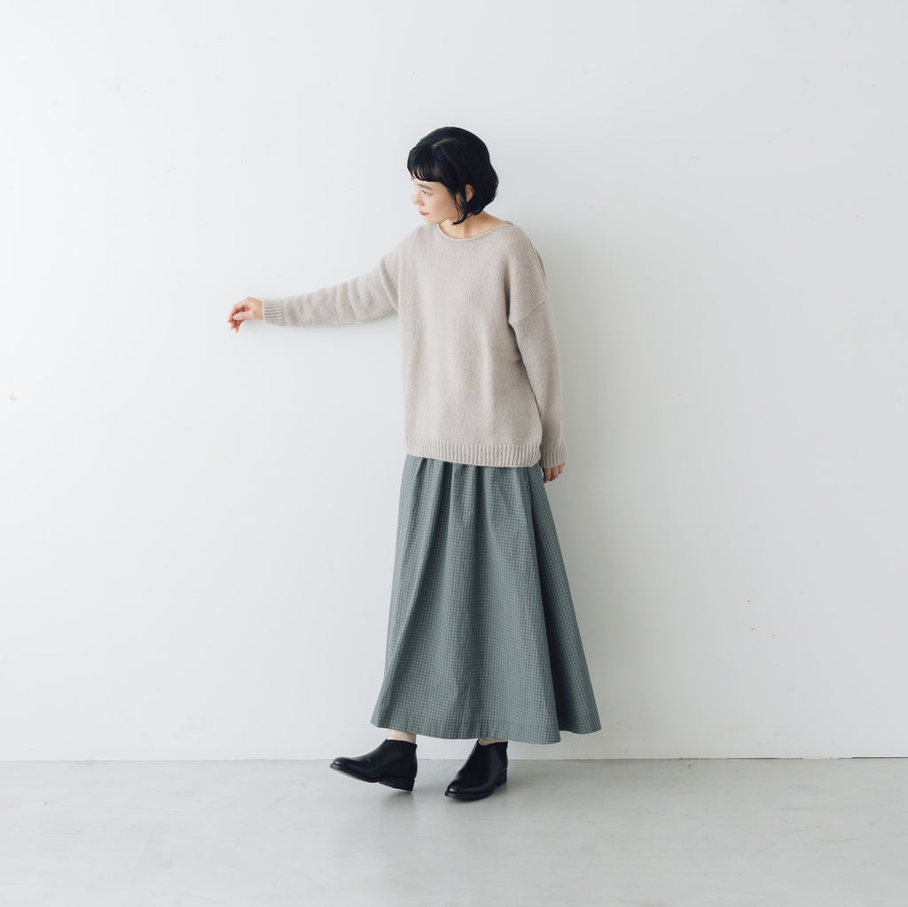Yoli Check gather skirt