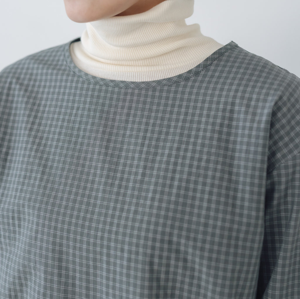 Yoli Check simple blouse