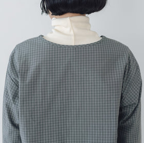 Yoli Check simple blouse