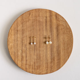 yoriko mitsuhashi あこやパールピアス 3mm