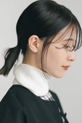 yoriko mitsuhashi あこやパールピアス 4.5mm