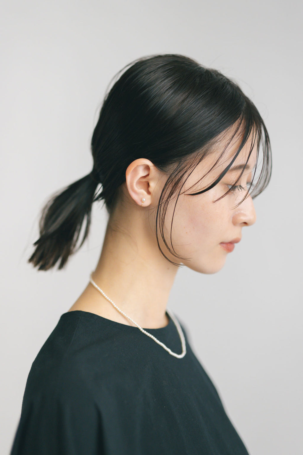 yoriko mitsuhashi あこやパールイヤリング