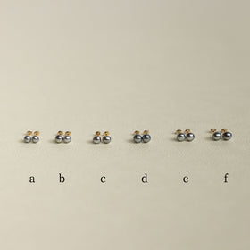 yoriko mitsuhashi タヒチパールピアス グレー