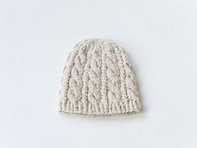 yourwear ウールカシミヤケーブルニットキャップ