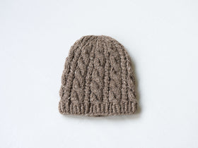 yourwear ウールカシミヤケーブルニットキャップ