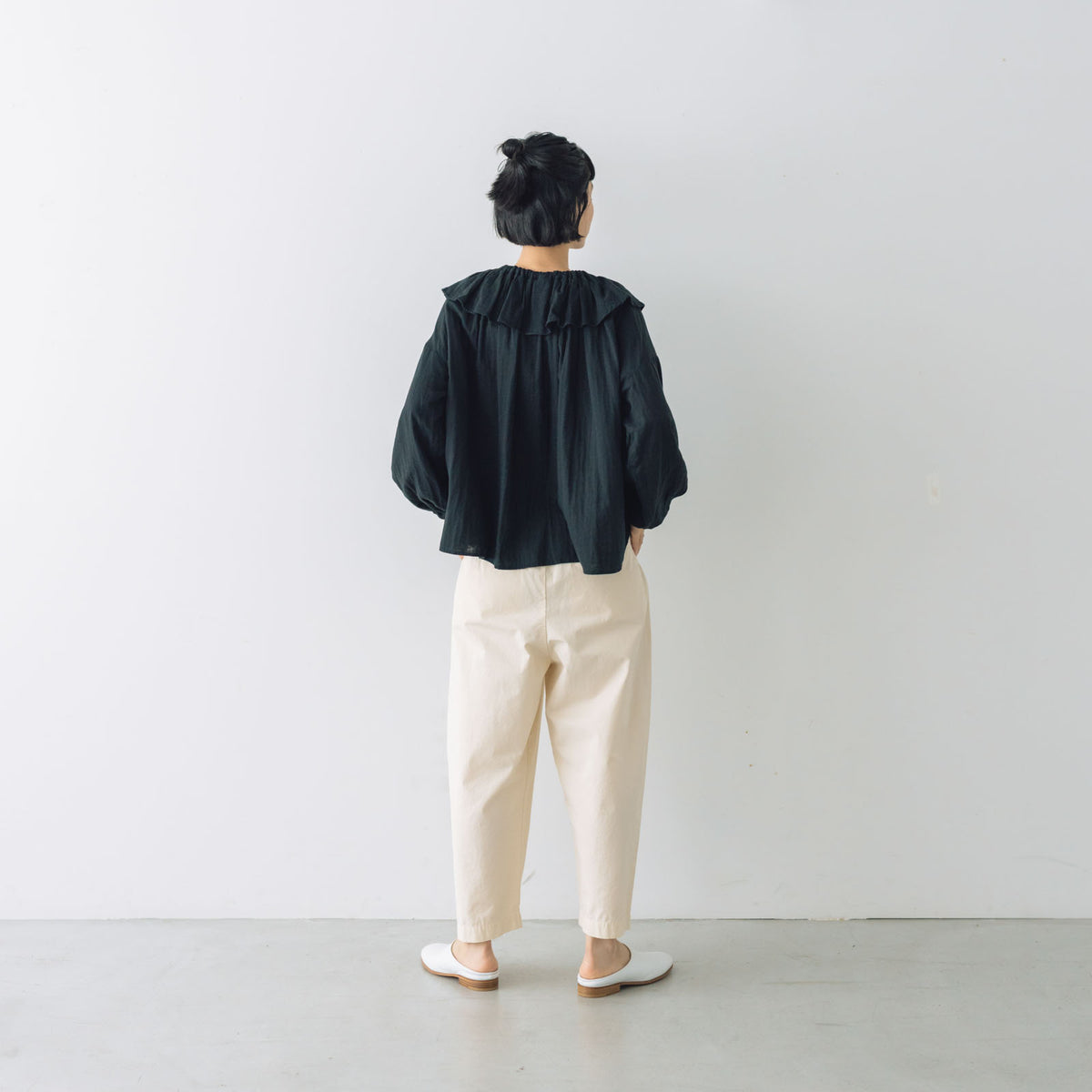 pot and tea ガーゼのゴムそで口 ブラウス ｜くらすこと公式オンライン