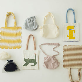 chitose.K scallop tote bag