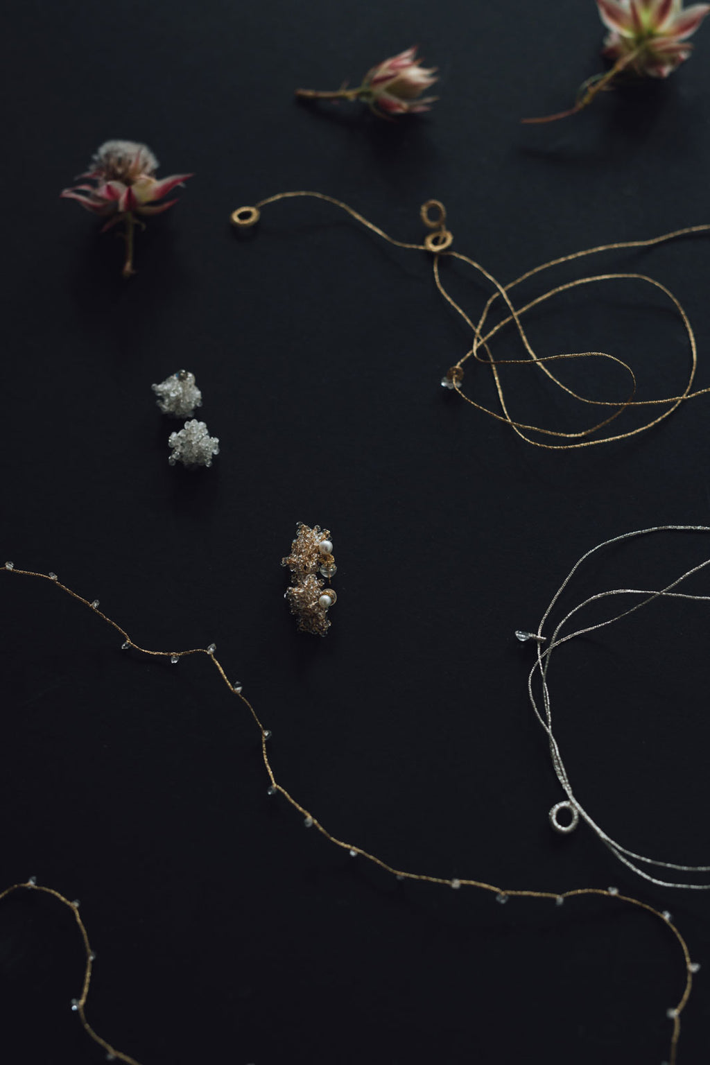 〈くらすこと別注〉FUA accessory ハーキマーダイヤモンド ネックレス