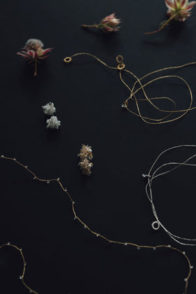 〈くらすこと別注〉FUA accessory ハーキマーダイヤモンド ネックレス