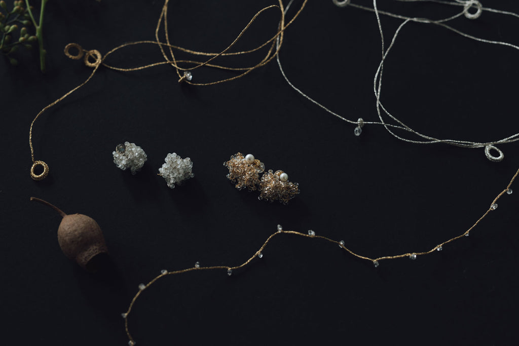 〈くらすこと別注〉FUA accessory ハーキマーダイヤモンド ネックレス