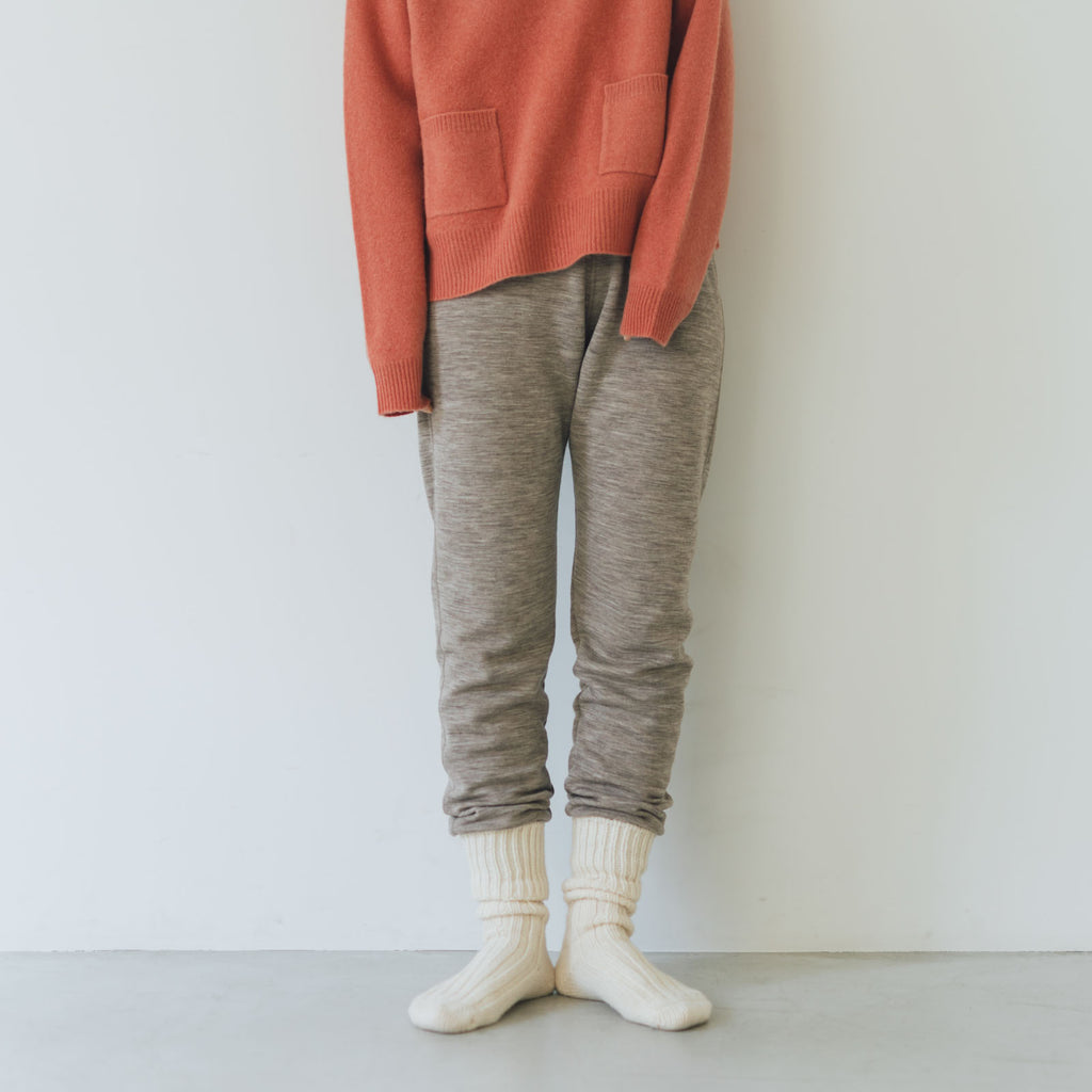 joha WOOL BASIC ウールパンツ