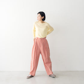 me. flow cotton silk ロングスリーブT