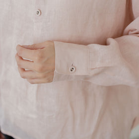 atelier naruse リネンスモックブラウス