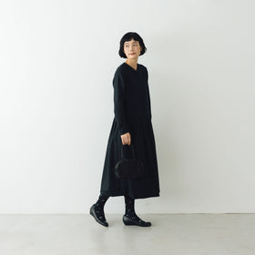 atelier naruse FORMAL クルミボタンワンピース