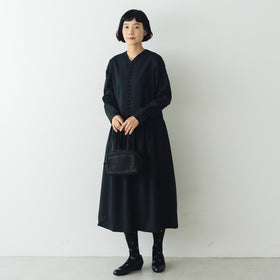 atelier naruse FORMAL クルミボタンワンピース