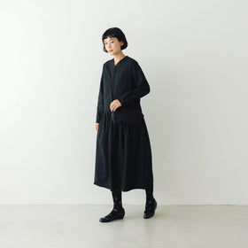 atelier naruse FORMAL クルミボタンワンピース