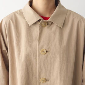 atelier naruse コットンナイロンタフタフーデットコート