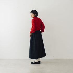 atelier naruse ウールフラノガウチョパンツ ブラックウォッチ