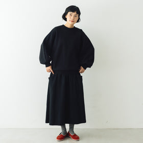 atelier naruse ウールポンチギャザースカート