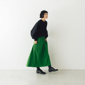 atelier naruse ウールポンチギャザースカート