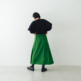 atelier naruse ウールポンチギャザースカート