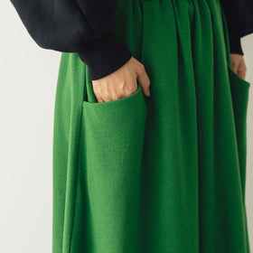 atelier naruse ウールポンチギャザースカート