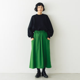 atelier naruse ウールポンチギャザースカート