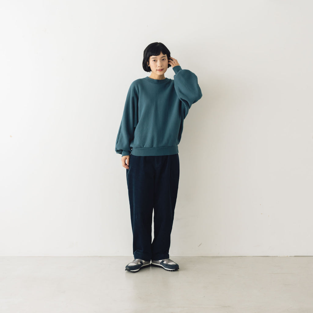 atelier naruse コットンコーデュロイパンツ ネイビー