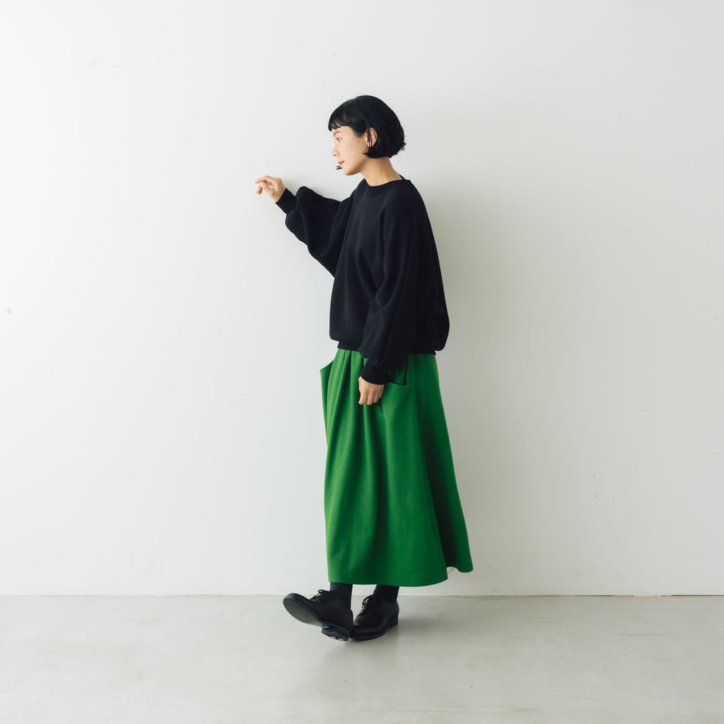 atelier naruse コットンフリースバルーンカットソー