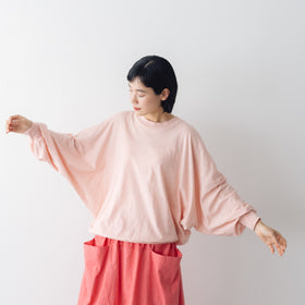 atelier naruse コットンスラブバルーンカットソー