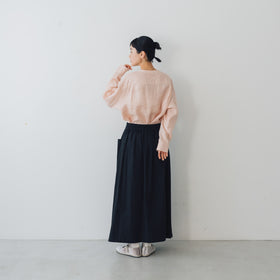 atelier naruse ダウンプルーフコットンカットインポケットスカート